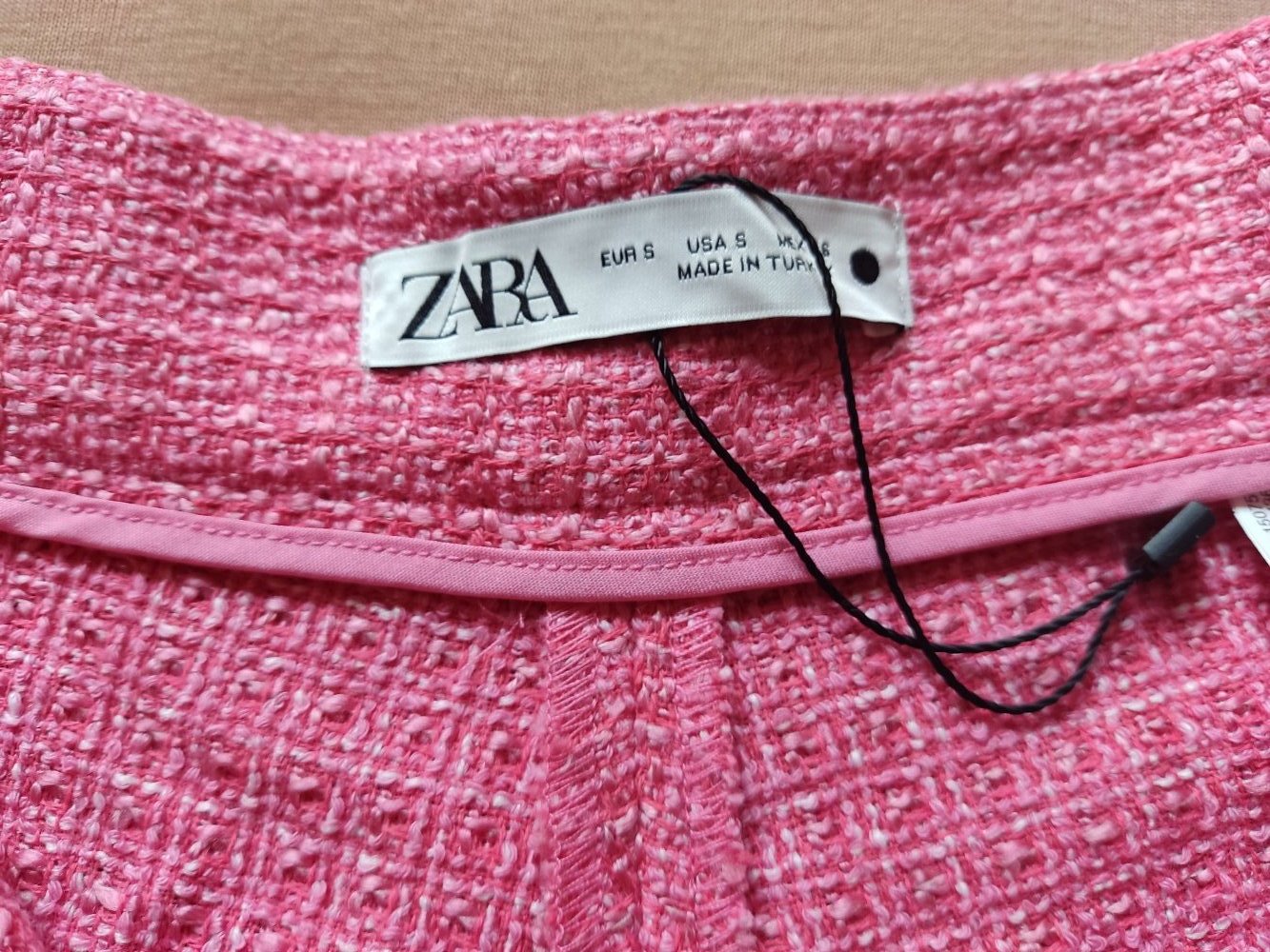 Zara Hose Culotte Marlene Hose High Waist Gr.S Korallenrot NEU