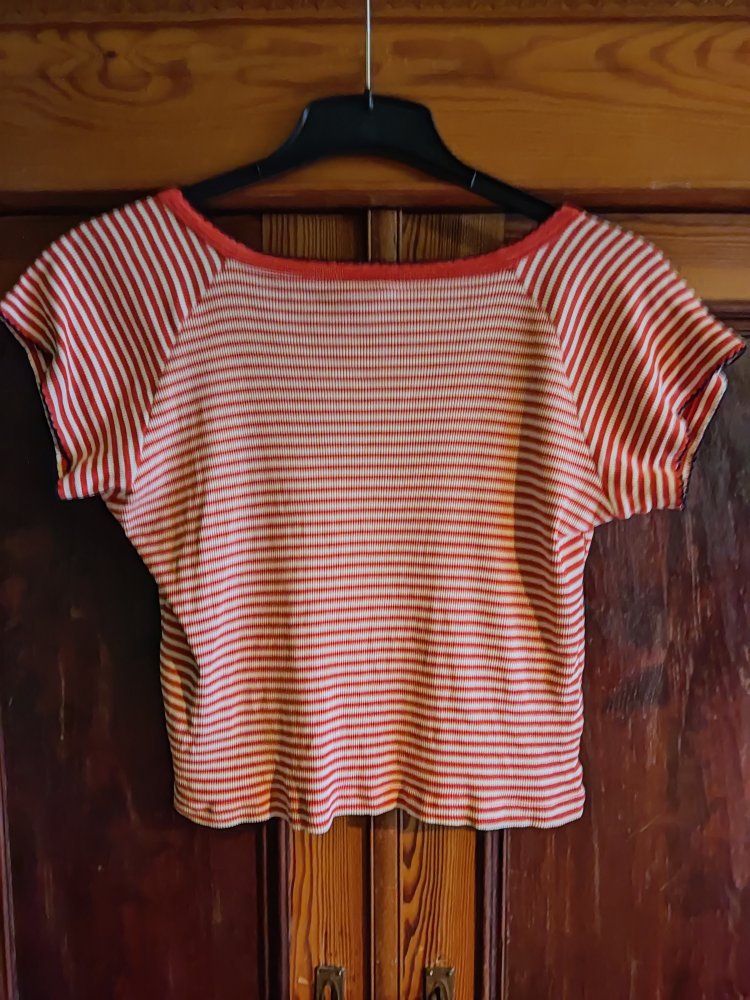 Diesel Shirt Jäckchen Gr.S rot-weiss