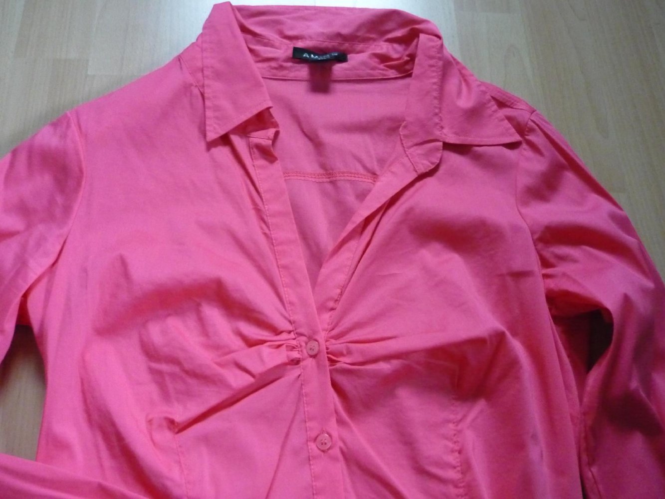 hübsche pinke Bluse - klassisch - Amisu - Gr. M