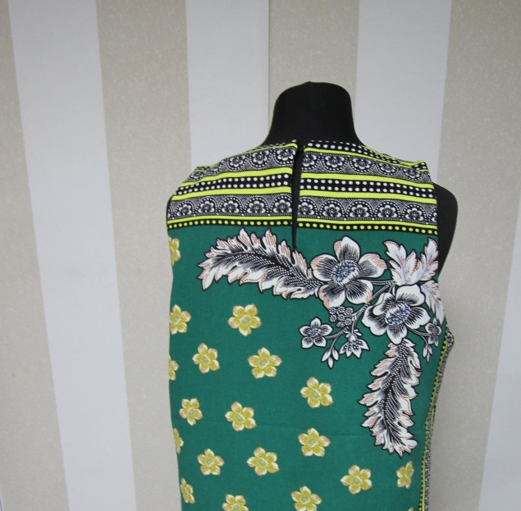 Zara Kleid Tunika Sommerkleid bunt Muster mix Blumen