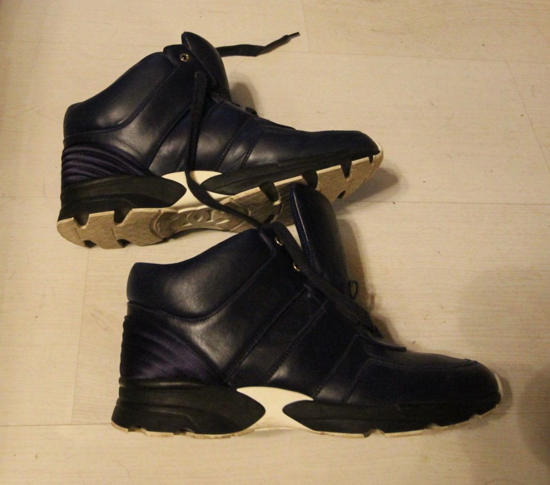  Chanel Sneaker Schuhe Schnürschuhe 41 Designer Blogger Trend
