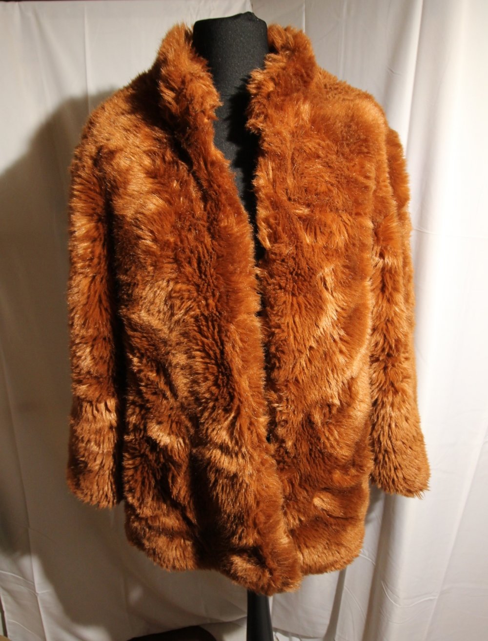 Zara Jacke Longjacke Mantel Teddy Herbst Winter Kunstfell Kunstpelz Fake Fur