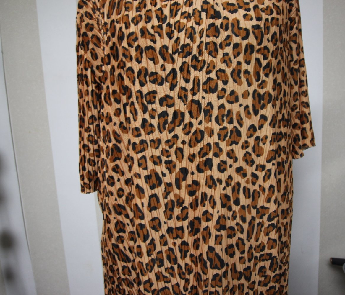 Zara Maxikleid Leopard Animal Sommerkleid