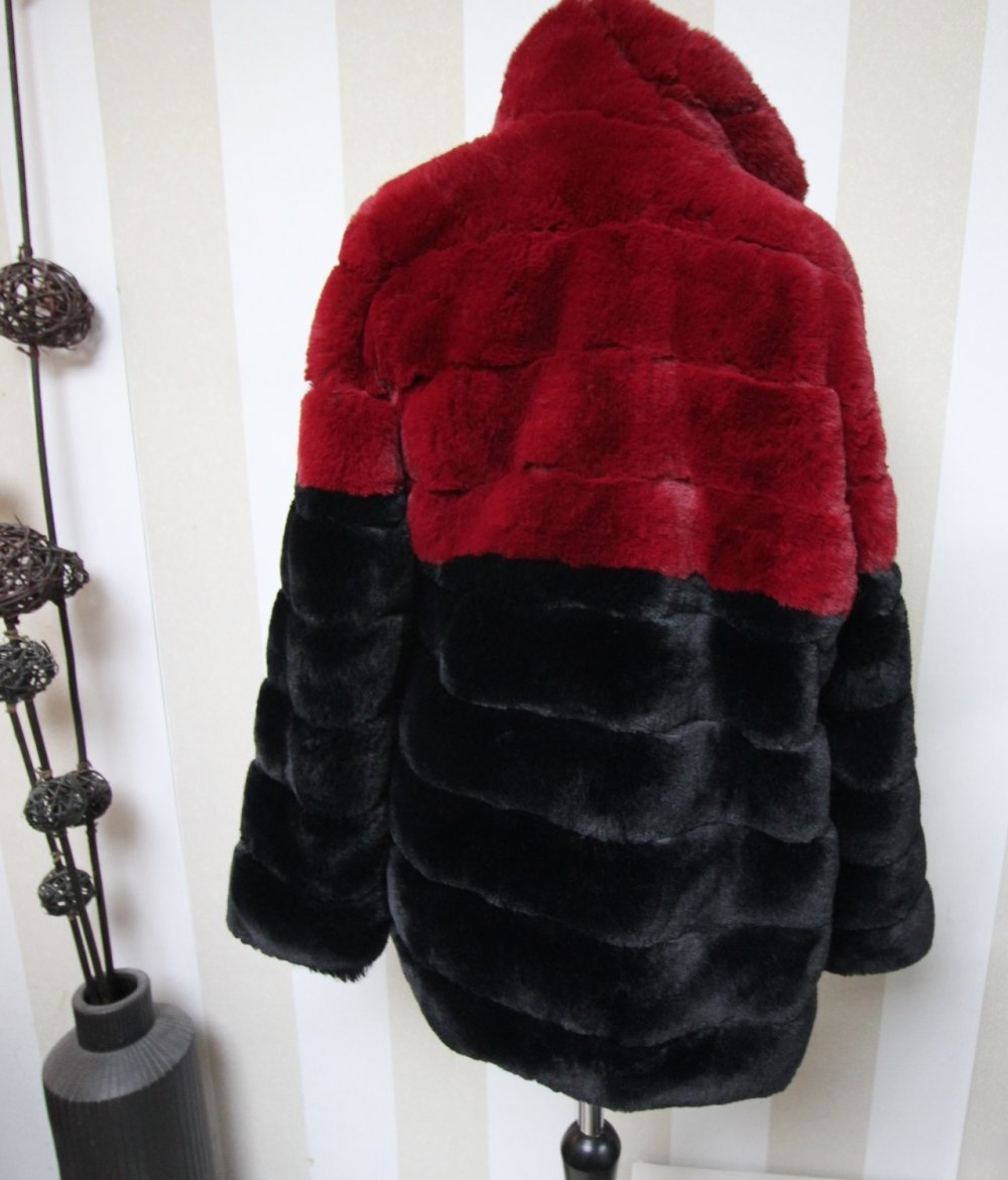 Linn Ahlborg Na-kd Kunstpelz Jacke Mantel Kunstfell plüsch Teddy Herbst Winter