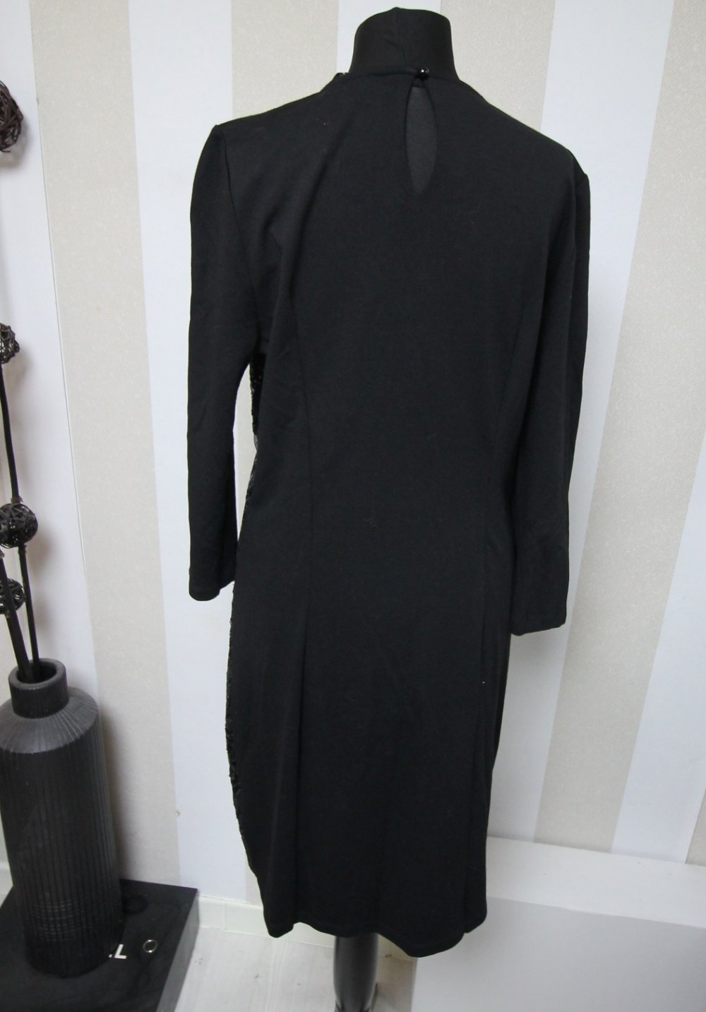 Kleid mit Pailletten Abendkleid Party Cocktailkleid Silvester Weihnachten