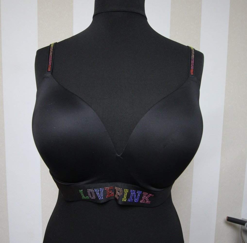 Neu Victoria´s Secret T-Shirt BH Strass Nieten