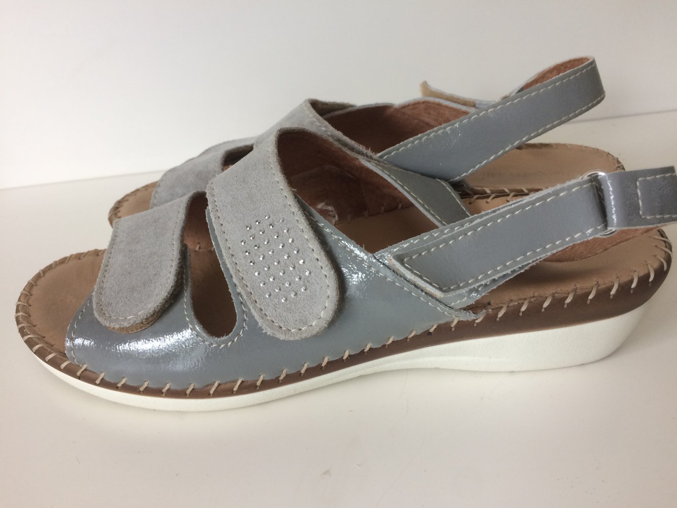 JÜRGEN HIRSCH DAMEN LEDER SANDALEN GR. 39