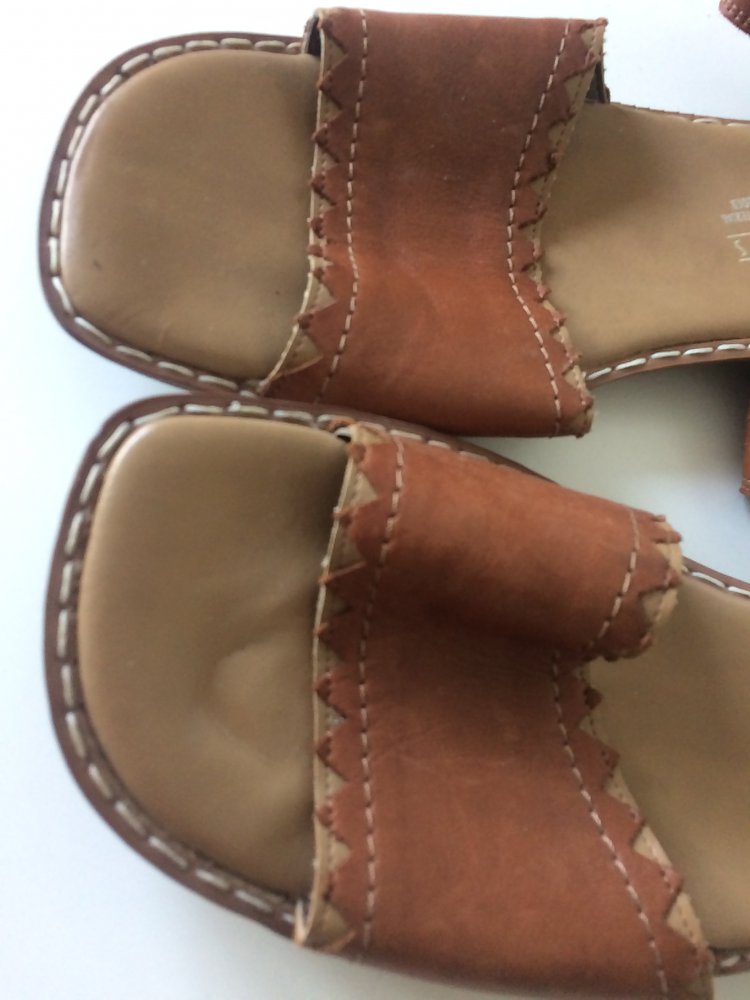 „RIEKER „EXKLUSIVE LEDER SANDALEN GR. 40