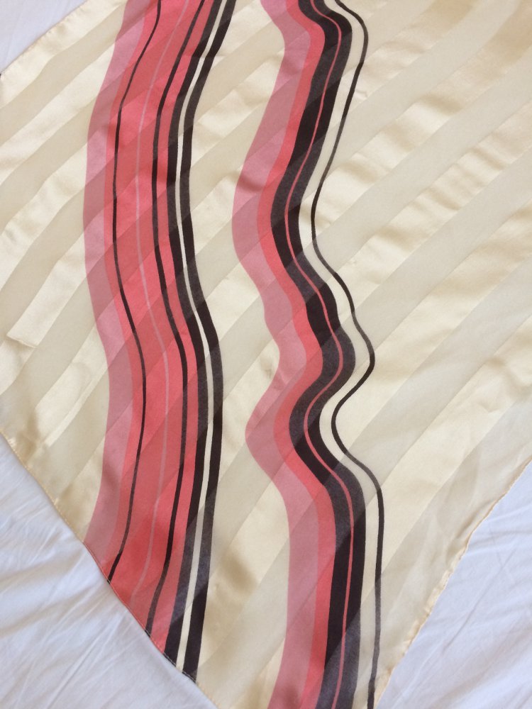 EXKLUSIVER VINTAGE TUCH HALSTUCH HAARTUCH 