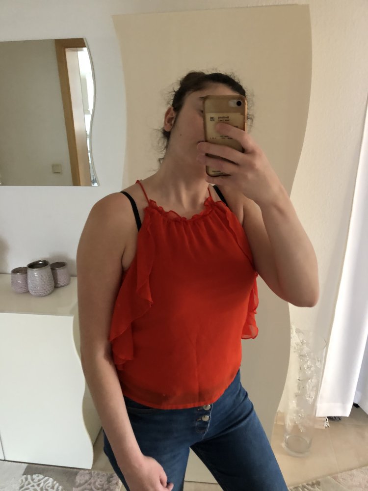 Volantsbluse bluse rüschenbluse tüllbluse blusentop oberteil blogger 
