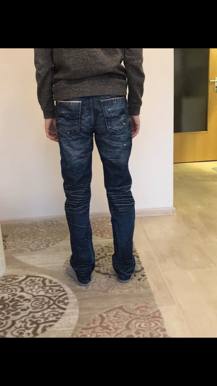 W31/L32 Jeanshose hose slim fit röhrenjeans destroyed 