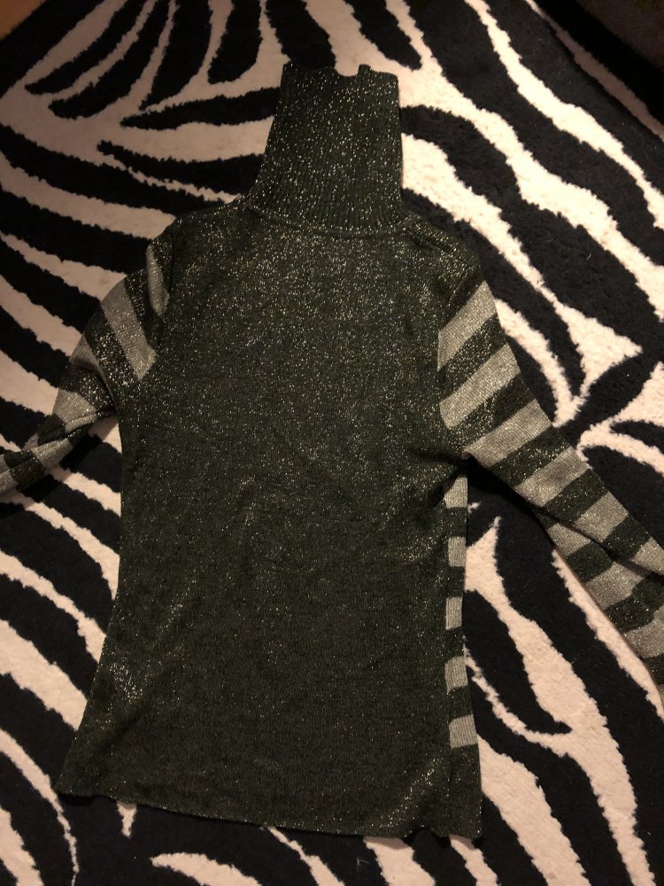 Streiftet Rollkragenpullover 