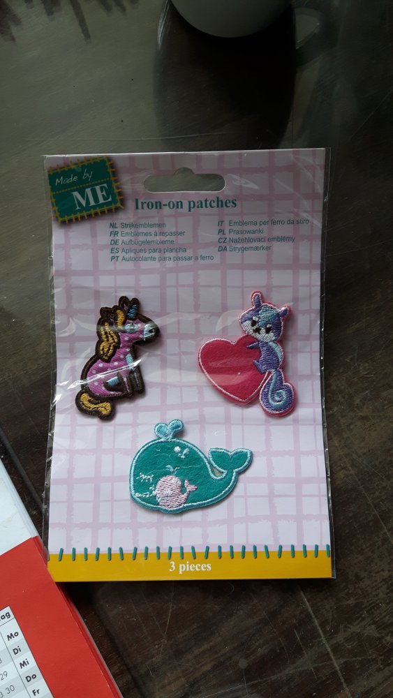 Aufnäher Set Mädchen Einhorn