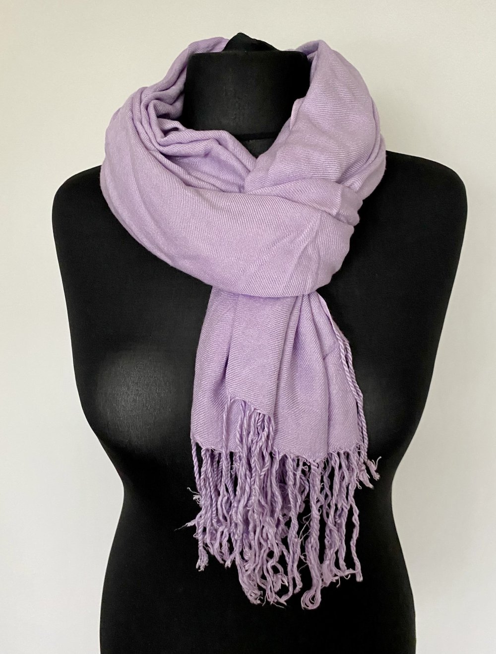 Schal, Tuch, Pashmina-Style, groß, kuschelig, dünn, flieder