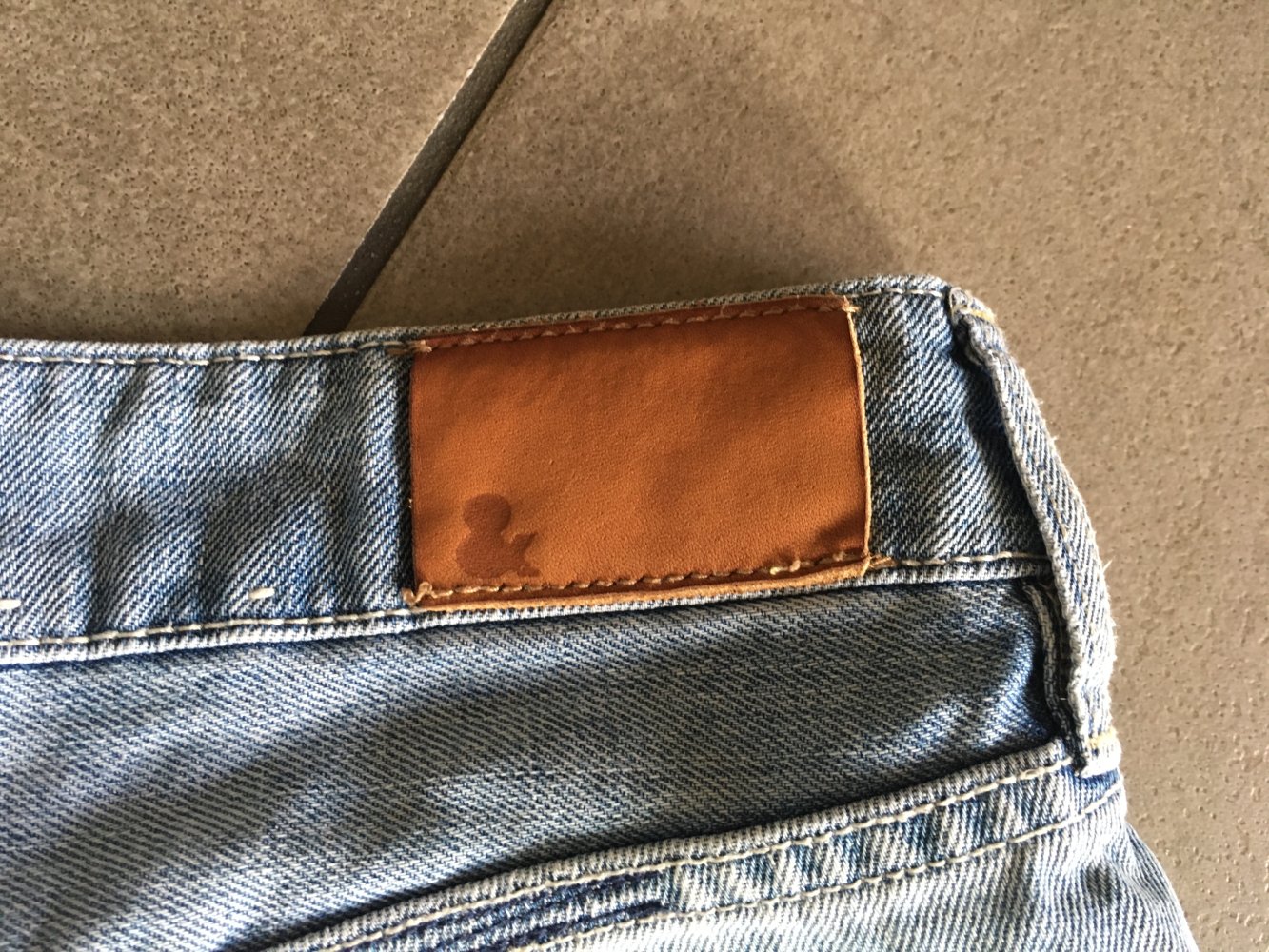Denim Jeans Shorts Hotpants destroyed Style Gr. XS