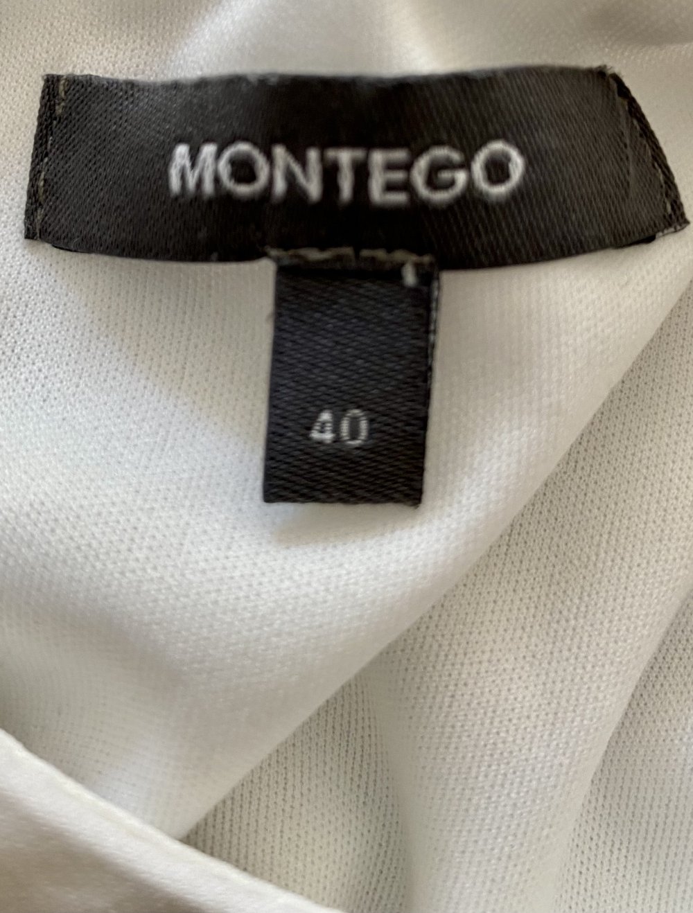 Montego, Sommerkleid, Grafikmuster, Erdtöne, Gr. 40