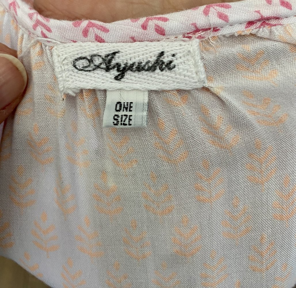 Ayushi, Tunika, Bali Style, bunt, Pompons, onesize
