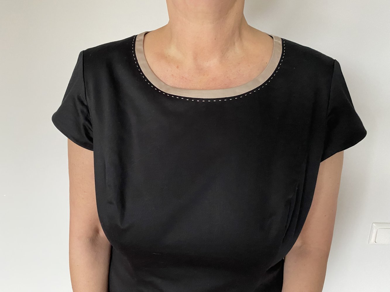 Gerry Weber, Kleid, Business, schwarz, Zierperlen, Gr. 40