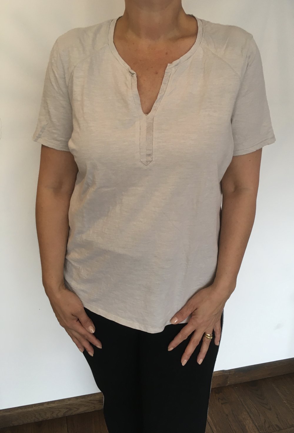 Gerry Weber, Shirt, kurzarm, hellkhaki, Gr. 42